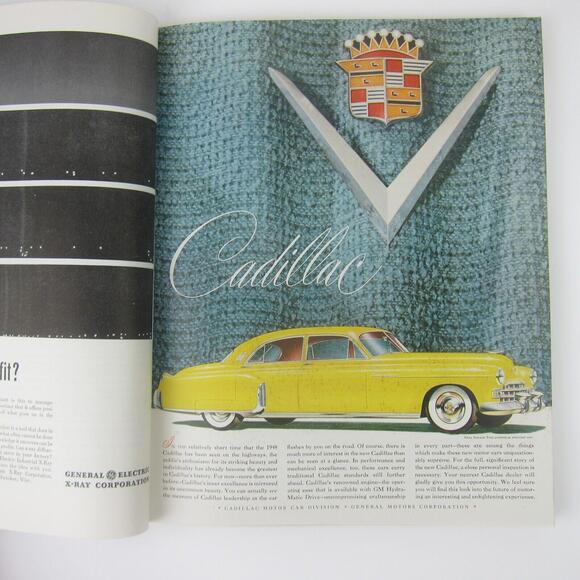 Vintage FORTUNE Magazine July 1948 Packard, Buick,  Cadillac, Bell & Howell Ads - Picture 5 of 16
